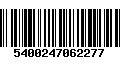 Código de Barras 5400247062277