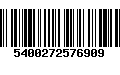 Código de Barras 5400272576909