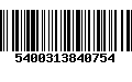 Código de Barras 5400313840754