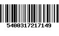 Código de Barras 5400317217149