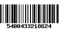 Código de Barras 5400433218624