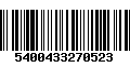 Código de Barras 5400433270523