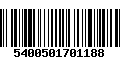 Código de Barras 5400501701188