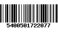 Código de Barras 5400501722077