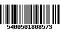 Código de Barras 5400501808573