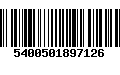 Código de Barras 5400501897126