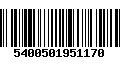 Código de Barras 5400501951170