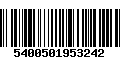 Código de Barras 5400501953242