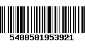 Código de Barras 5400501953921