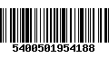 Código de Barras 5400501954188