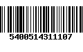 Código de Barras 5400514311107