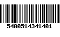 Código de Barras 5400514341401