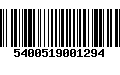 Código de Barras 5400519001294