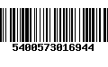 Código de Barras 5400573016944