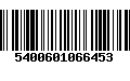 Código de Barras 5400601066453