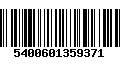 Código de Barras 5400601359371