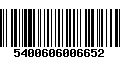 Código de Barras 5400606006652