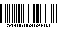 Código de Barras 5400606962903