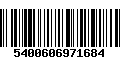 Código de Barras 5400606971684