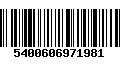 Código de Barras 5400606971981