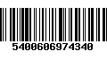 Código de Barras 5400606974340