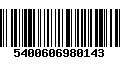 Código de Barras 5400606980143