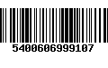 Código de Barras 5400606999107