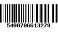 Código de Barras 5400706613279