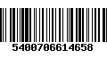 Código de Barras 5400706614658