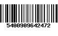 Código de Barras 5400909642472