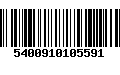 Código de Barras 5400910105591