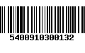 Código de Barras 5400910300132