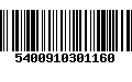 Código de Barras 5400910301160