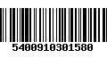 Código de Barras 5400910301580