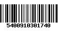 Código de Barras 5400910301740