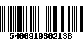 Código de Barras 5400910302136