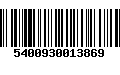 Código de Barras 5400930013869