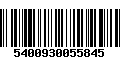 Código de Barras 5400930055845