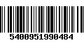 Código de Barras 5400951990484