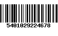 Código de Barras 5401029224678