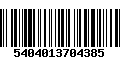 Código de Barras 5404013704385