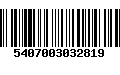 Código de Barras 5407003032819