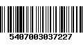 Código de Barras 5407003037227