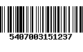 Código de Barras 5407003151237