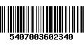 Código de Barras 5407003602340