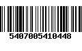 Código de Barras 5407005410448