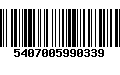 Código de Barras 5407005990339