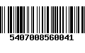 Código de Barras 5407008560041