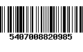 Código de Barras 5407008820985