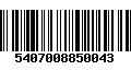 Código de Barras 5407008850043